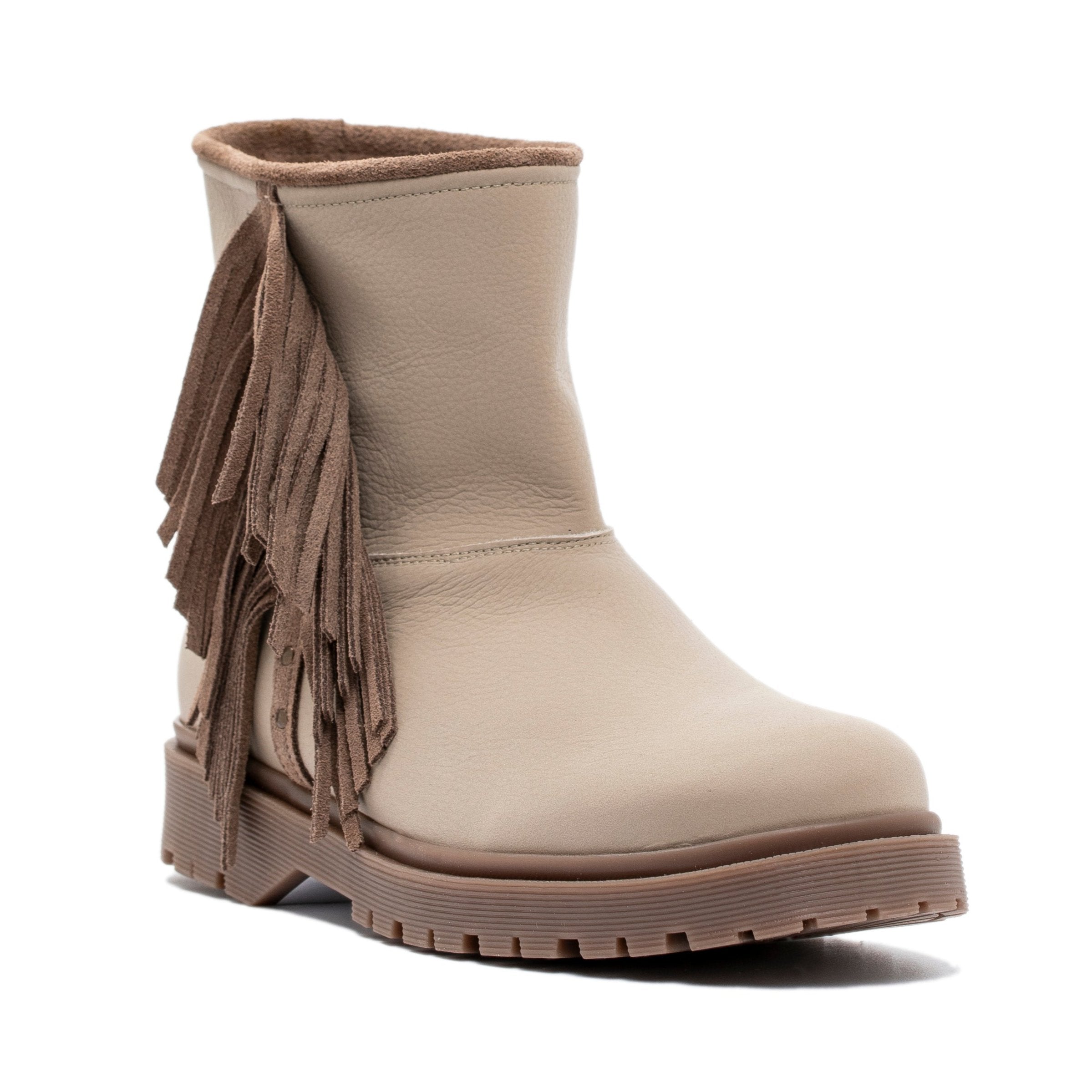 Fringe low taupe - merino footpart