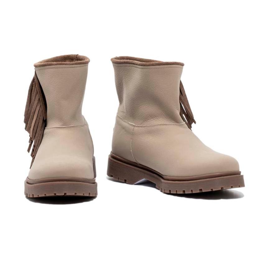 Fringe low taupe - merino footpart